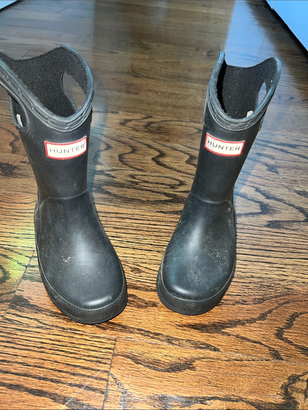 Hunter Black Kids' Waterproof Pull-On Boots